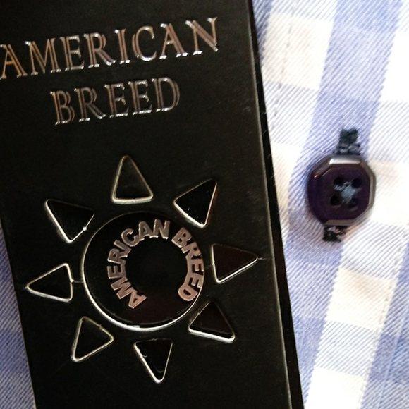 American Breed Men's Checkered Button Down
